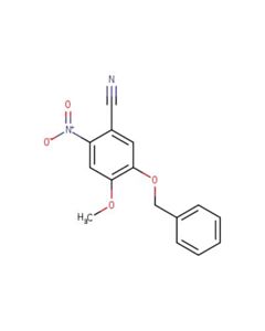 Astatech 5-(BENZYLOXY)-4-METHOXY-2-NITROBENZONITRILE; 0.25G; Purity 97%; MDL-MFCD17168916